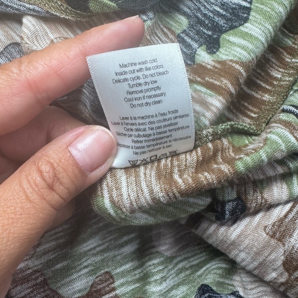 Veronica Beard Camouflage Long Sleeve Shirt - Picture 6 of 6